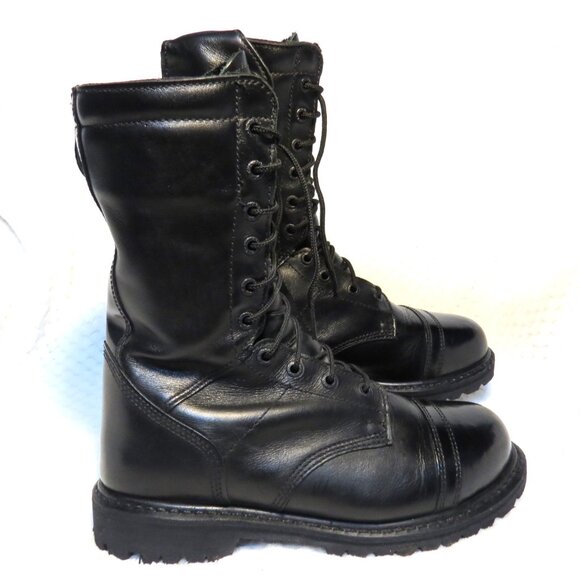 Rocky Men's Zipper Paraboot Jump Boot Duty Boot Size 7W - Picture 2 of 8